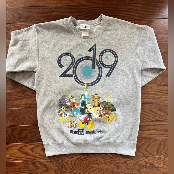 DISNEY Women’s Walt Disney World Parks Vintage 2019 Crew Neck Size Small - Picture 1 of 5